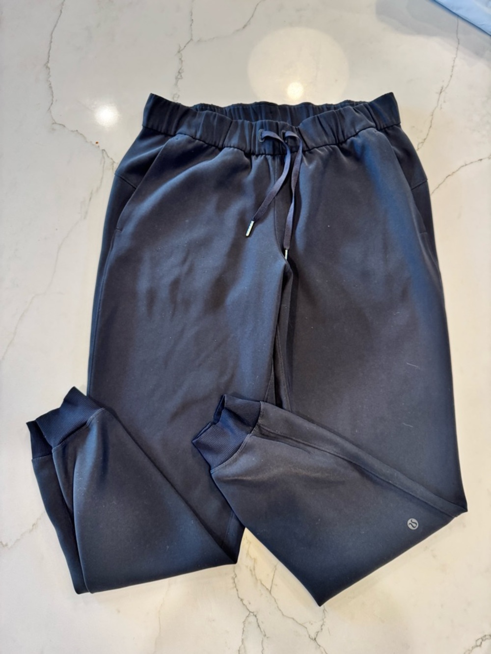 lululemon athletica Black Track Joggers with Drawstring